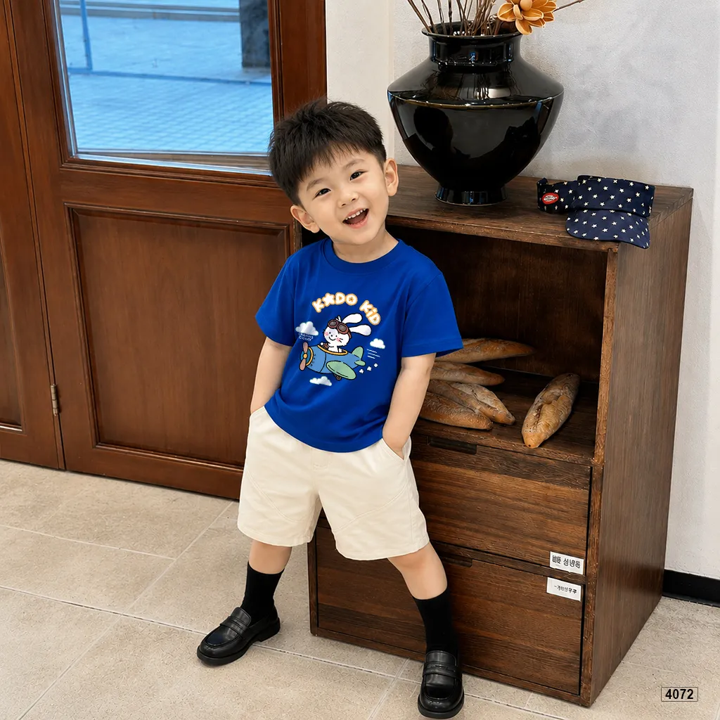 Áo thun bé trai Thỏ phi công Kado 4072_thumbnail_4