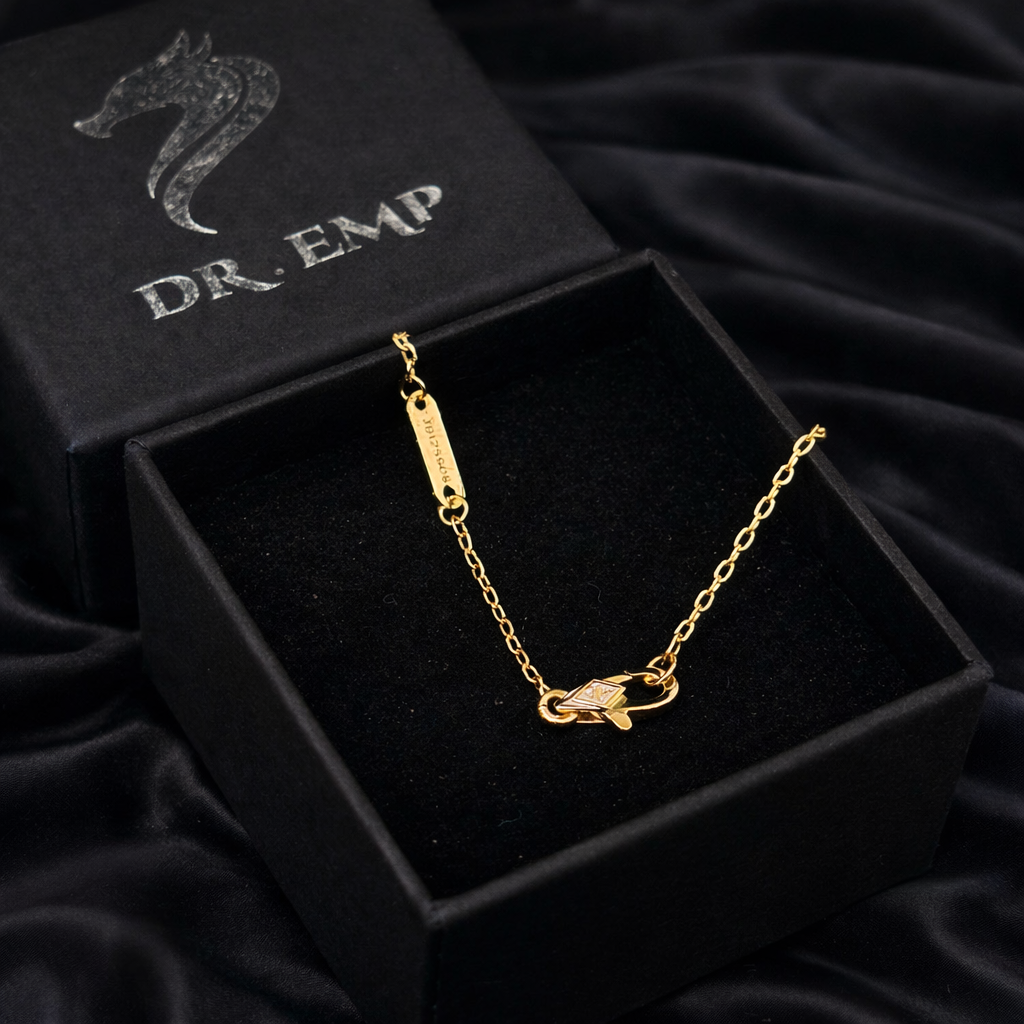 vòng tay titan mạ vàng vancleef charm hoa trắng nhỏ_thumbnail_3