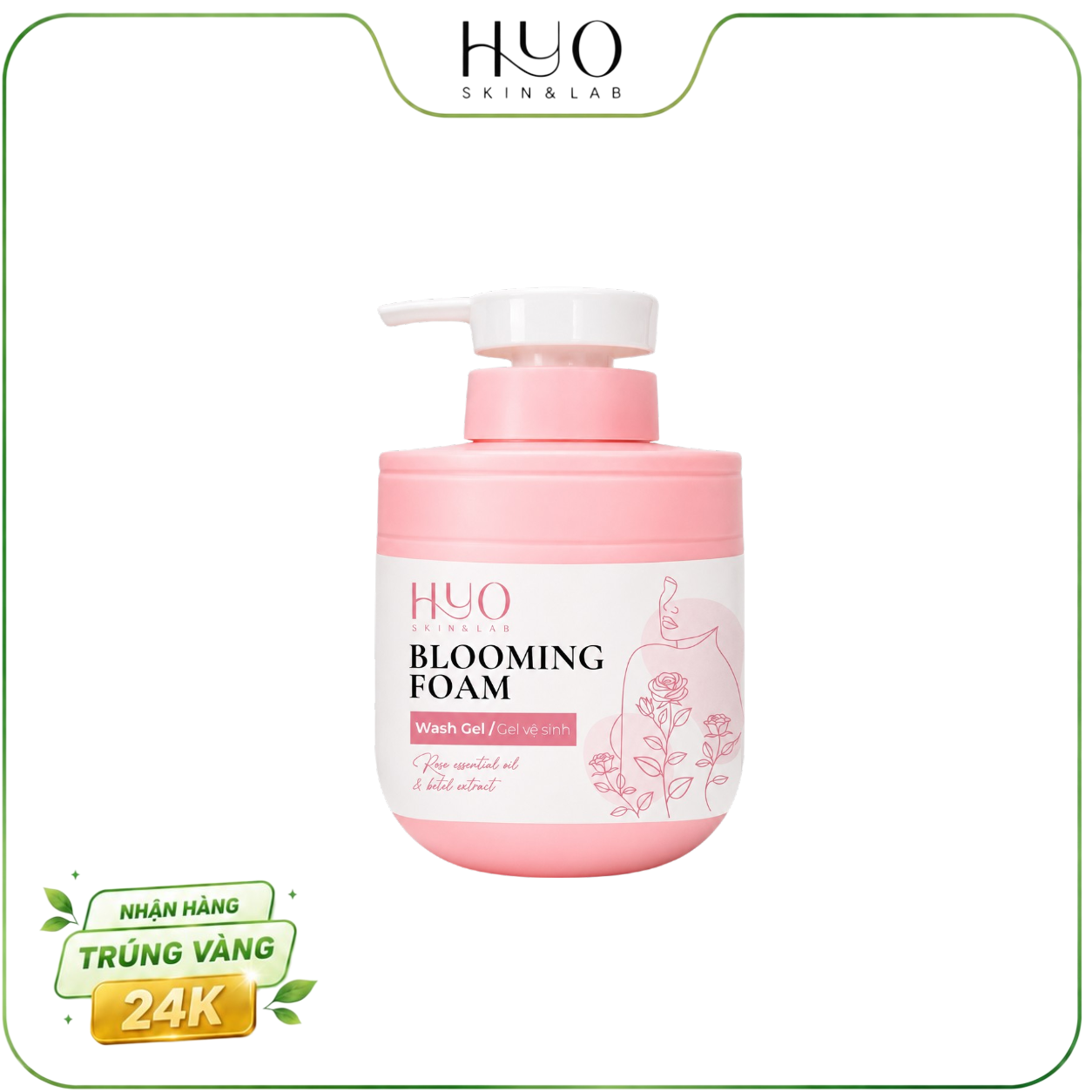 BLOOMING FOAM - HYO SKIN & LAB - 300ML [ Dung Dịch Vệ Sinh ]