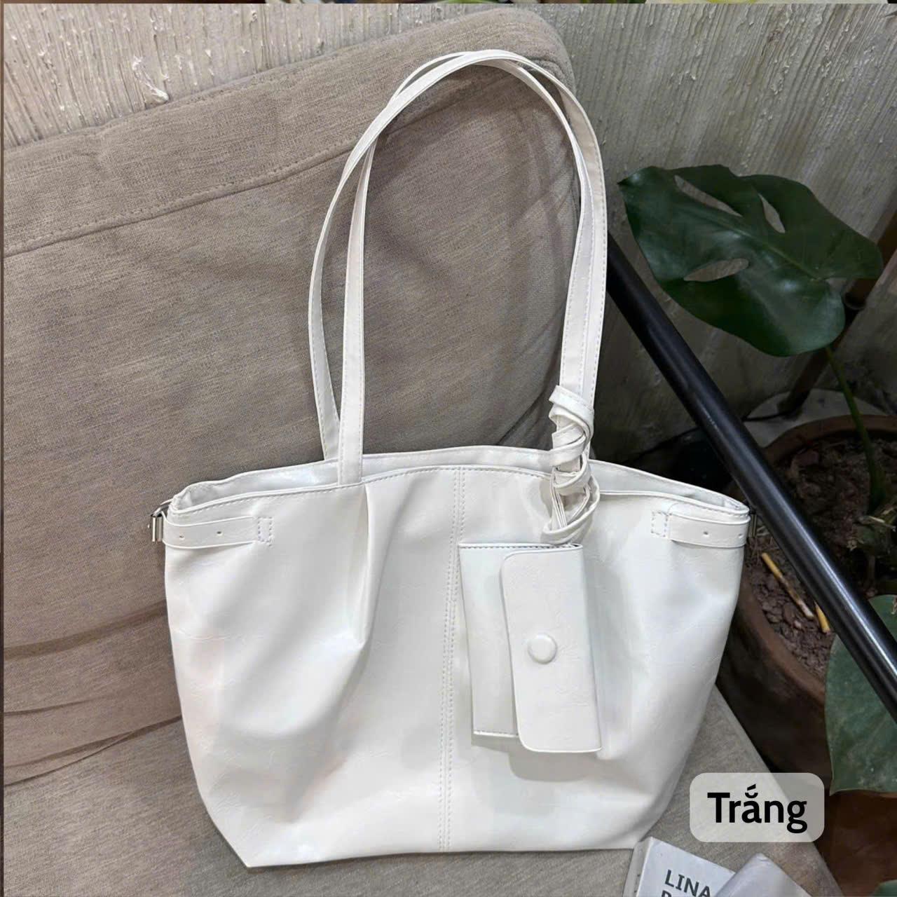 Túi Xách Nữ Cunbag Tote Da Mềm Cao Cấp Thiết Kế Đơn Giản Thanh Lịch Có Ví Mini Đi Kèm CUN159_thumbnail_1