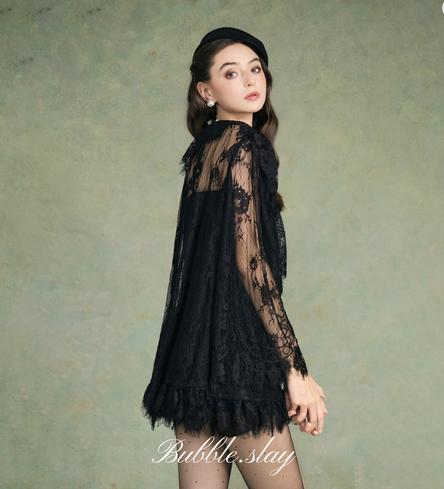 BUBBLE - EVELYN BLACK DRESS SET