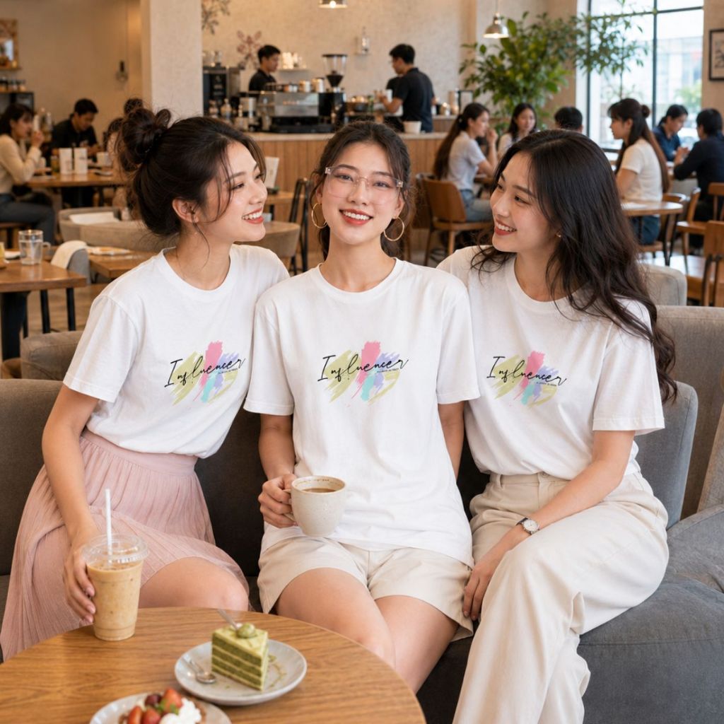 [Form Rộng] Áo phông đồng phục hội, nhóm du lịch hình chữ đơn giản -  RT8595_thumbnail_1