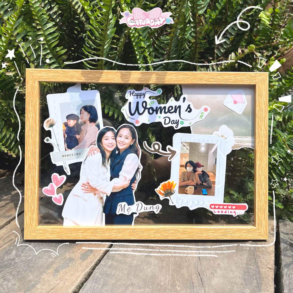 Khung ảnh TRONG SUỐT Happy Women's Day tặng mẹ, bà, cô giáo, người thân, bạn bè_thumbnail_1
