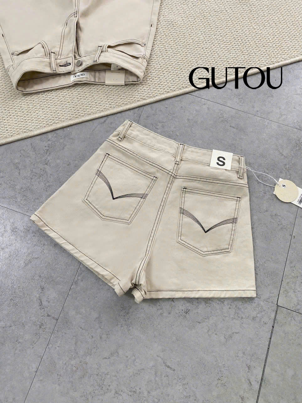 [ GUTOU ] Quần Short Jean Aeris Casual_thumbnail_8