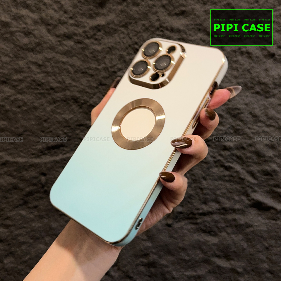 Ốp Lưng iPhone 14 Pro Max - Nin - Xanh