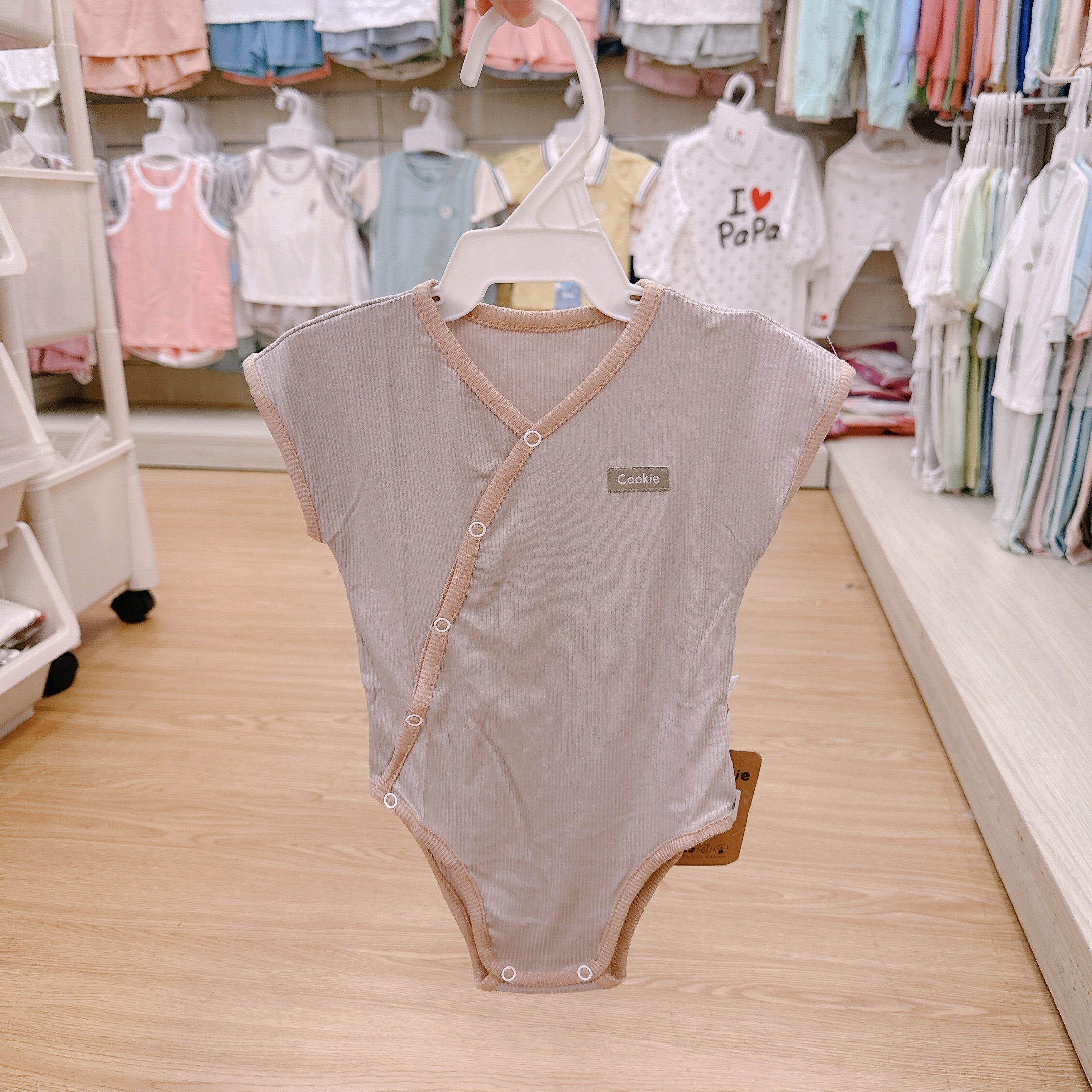 Body cộc tay cài chéo COOKIE