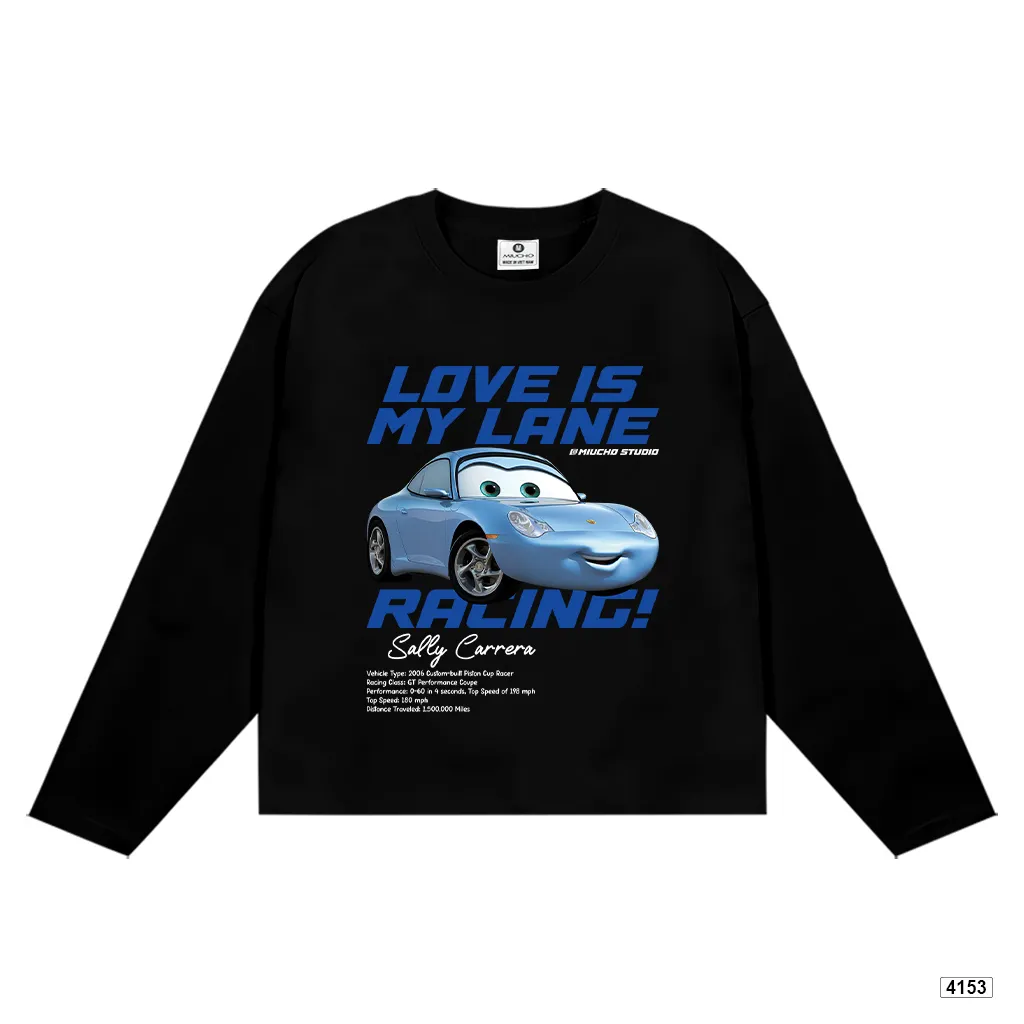 Áo thun tay dài form boxy Love Is My Lane streetwear Miucho 4153_thumbnail_8