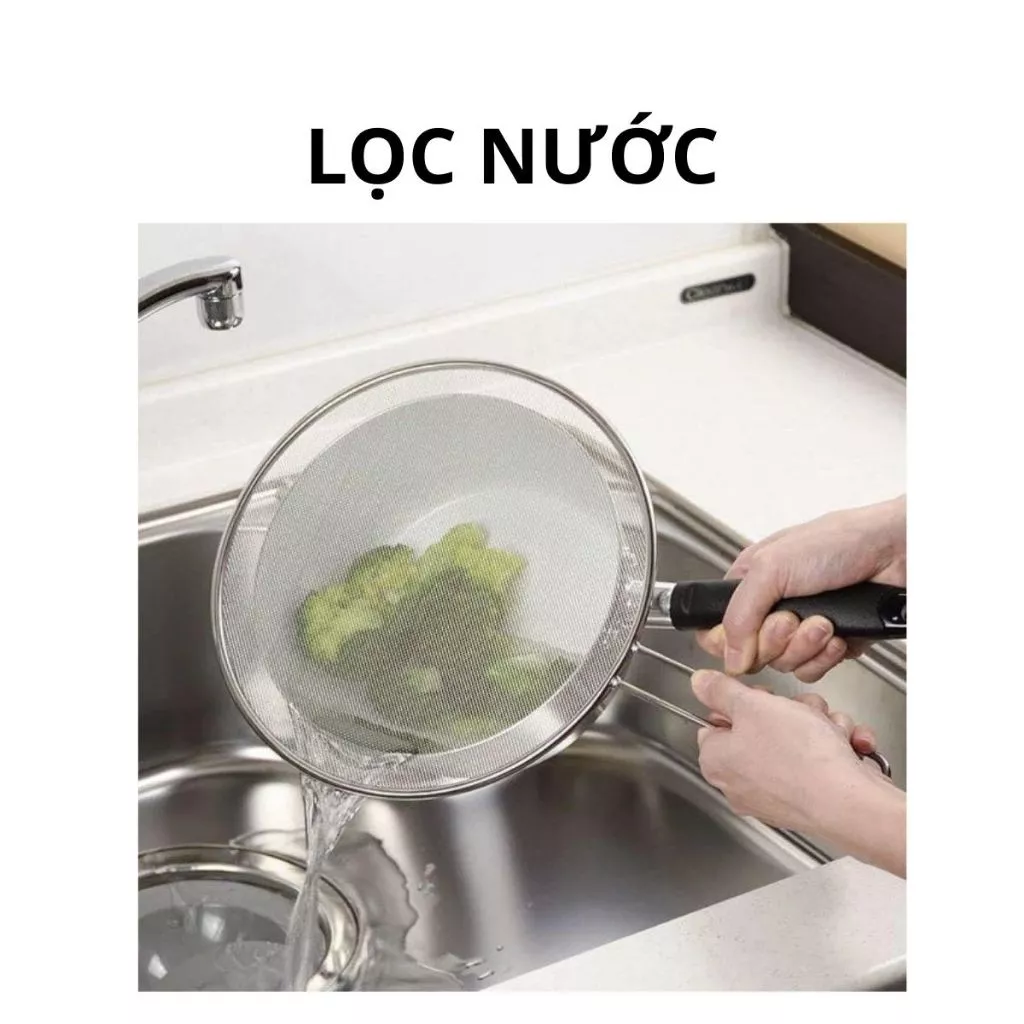 Lưới đậy chảo chống văng dầu mỡ YUNA inox có tay cầm - Nắp lưới đậy chảo chống văng dầu mỡ inox có tay cầm_thumbnail_4