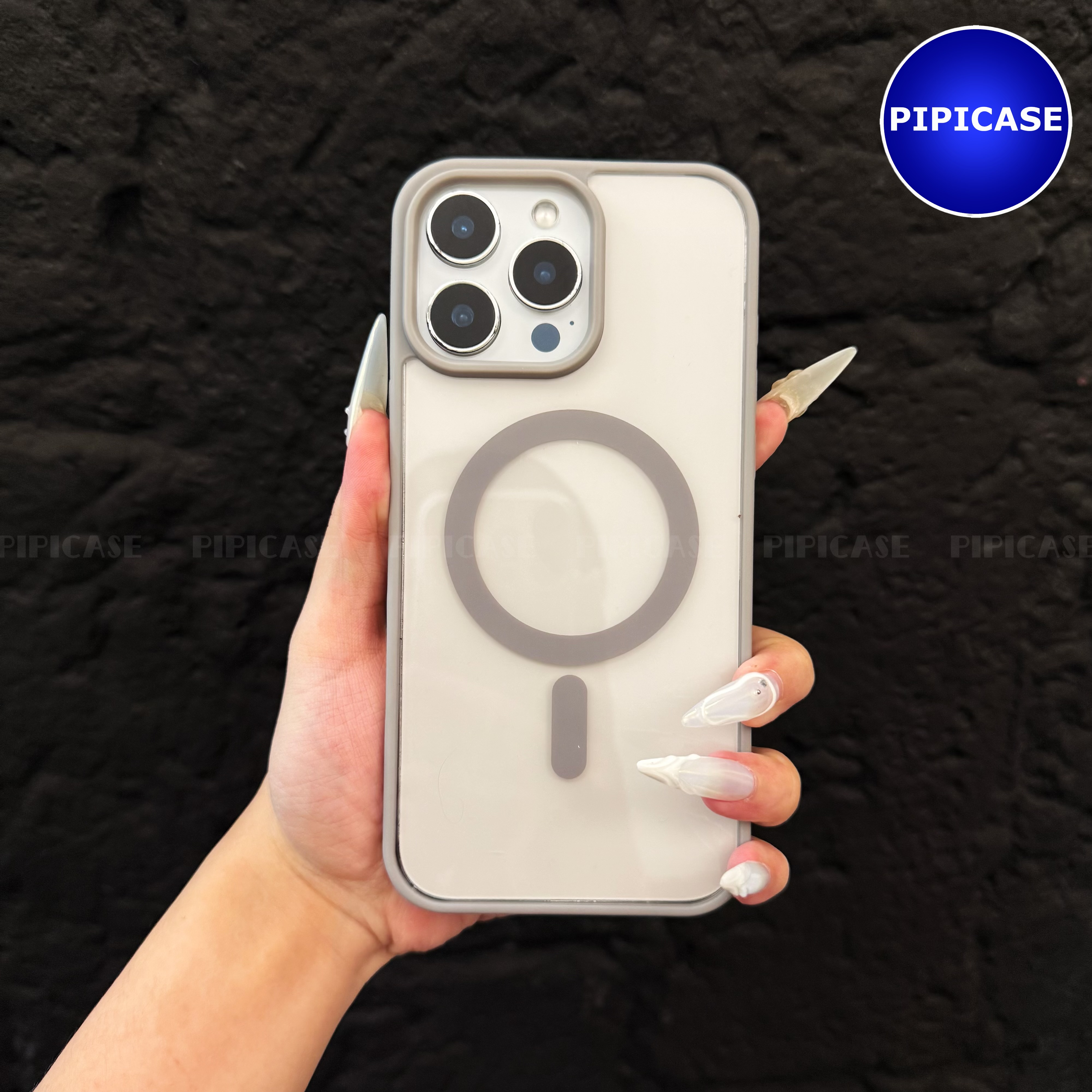 Ốp Lưng iPhone 16 Pro - Chic - Xám_thumbnail_1