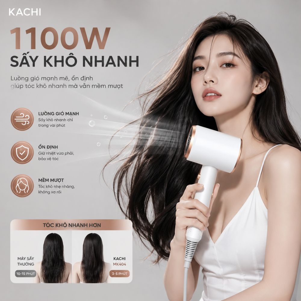 Máy sấy tóc nóng lạnh Kachi MK404 – Nhỏ gọn, thời trang, sấy tóc nhanh chóng_thumbnail_4