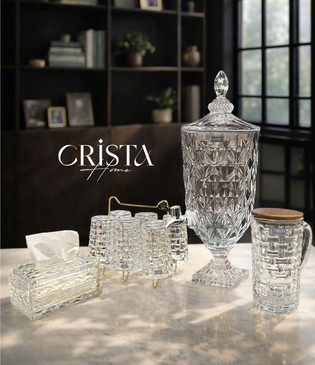 Bình thuỷ tinh vân kim cương có vòi 3.3L Crista Home_thumbnail_5