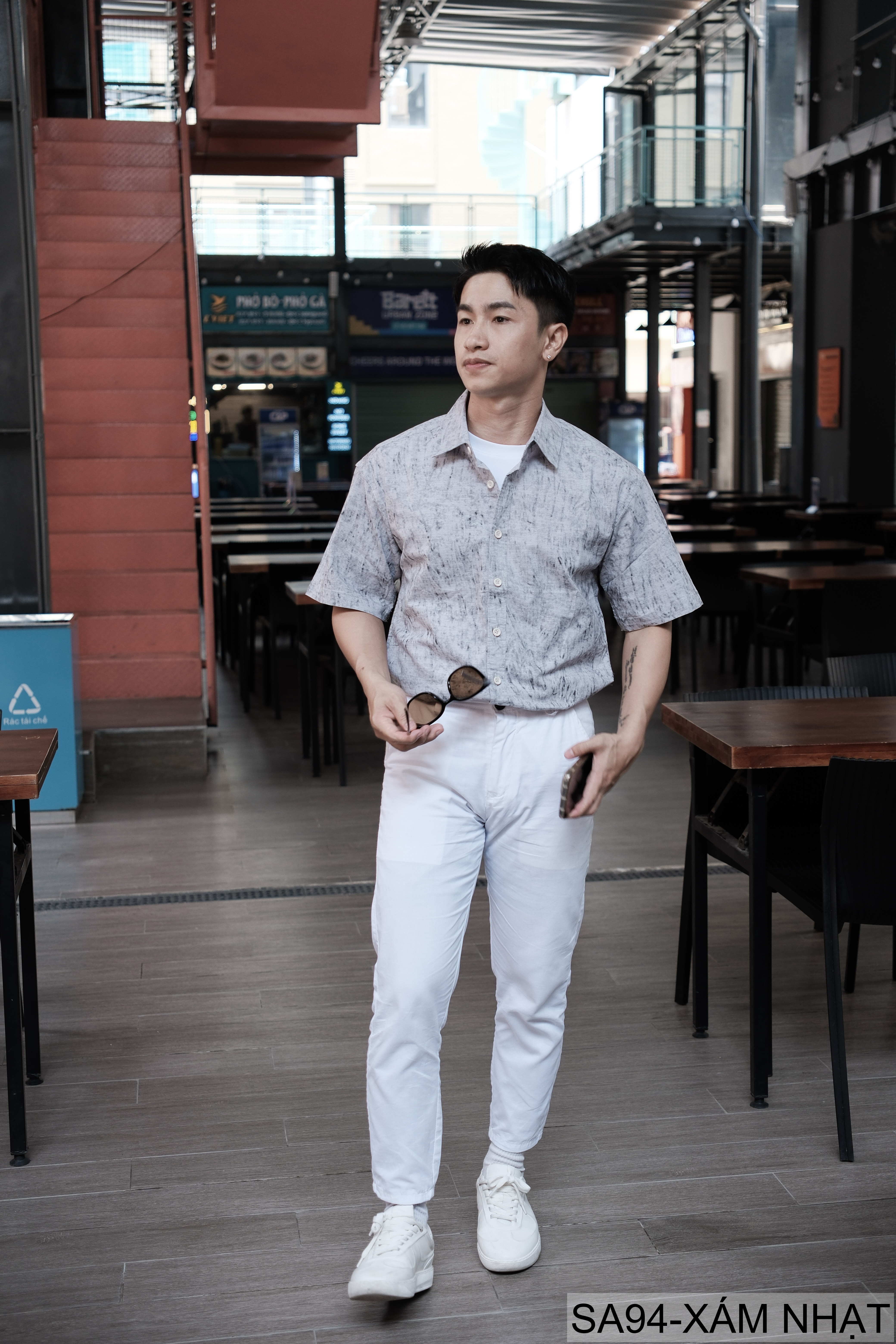 SA94 - Áo sơ mi nam ngắn tay in họa tiết Nhật Bản, chất cotton thoáng mát, form rộng trẻ trung_thumbnail_4