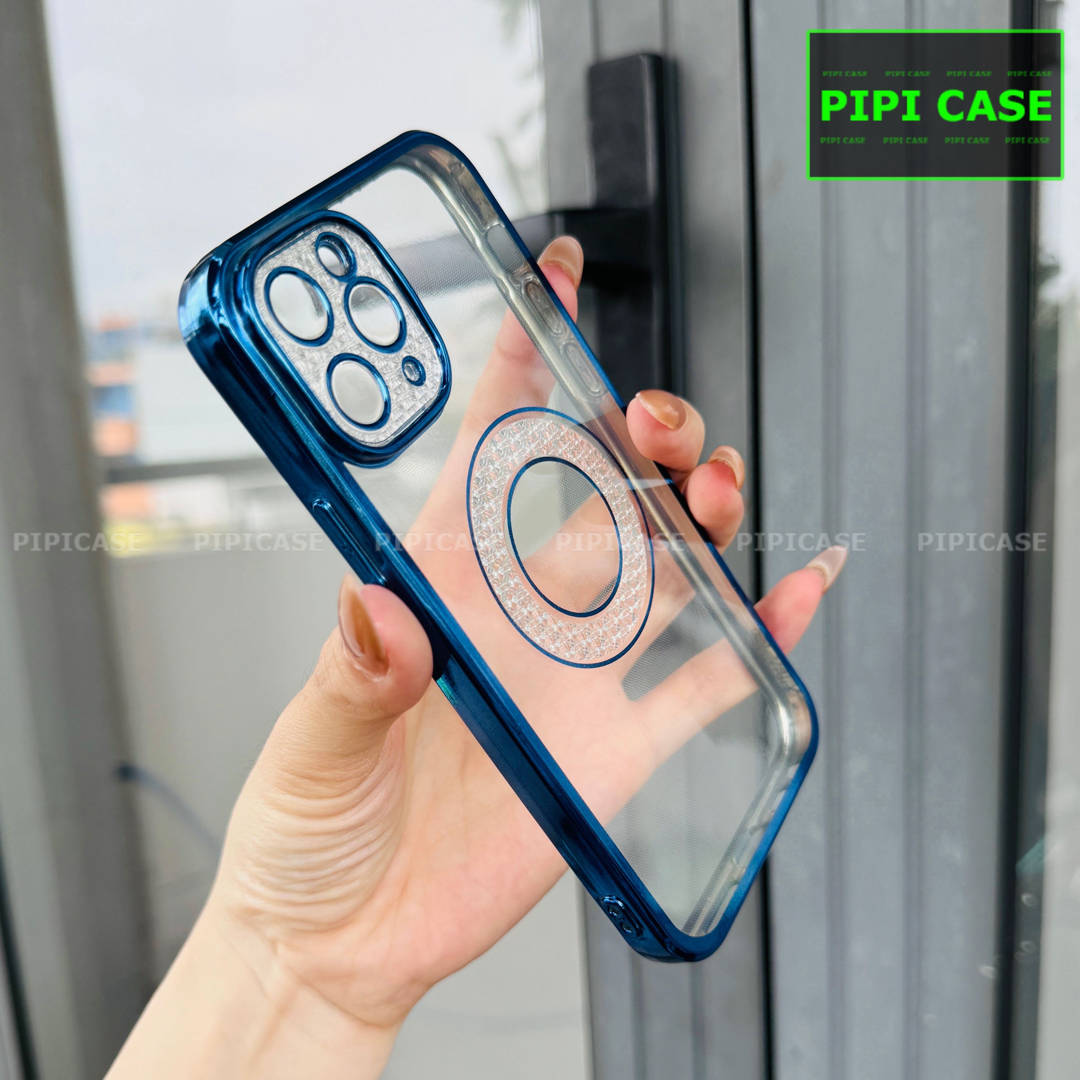 Ốp Lưng iPhone 12 Pro - Gemma - Xanh Nhạt