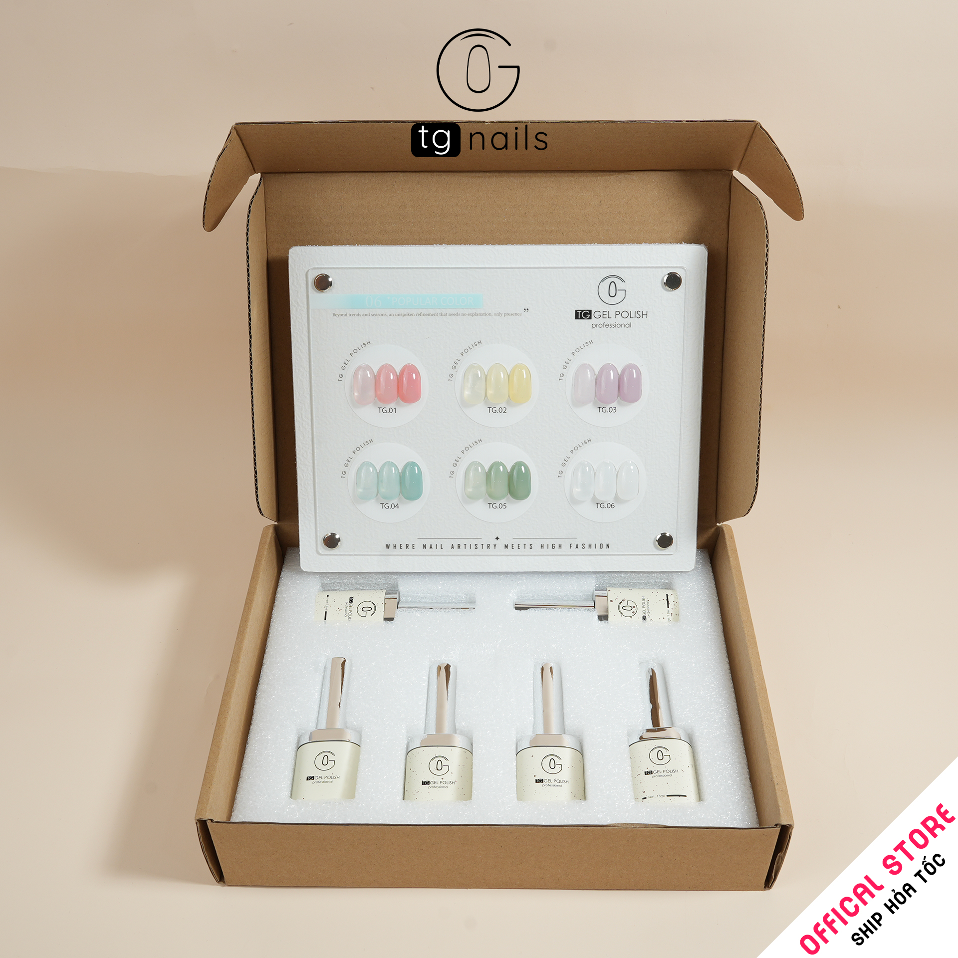 ComBo 6 màu thạch Pastel TG Nails kèm bảng màu_thumbnail_2