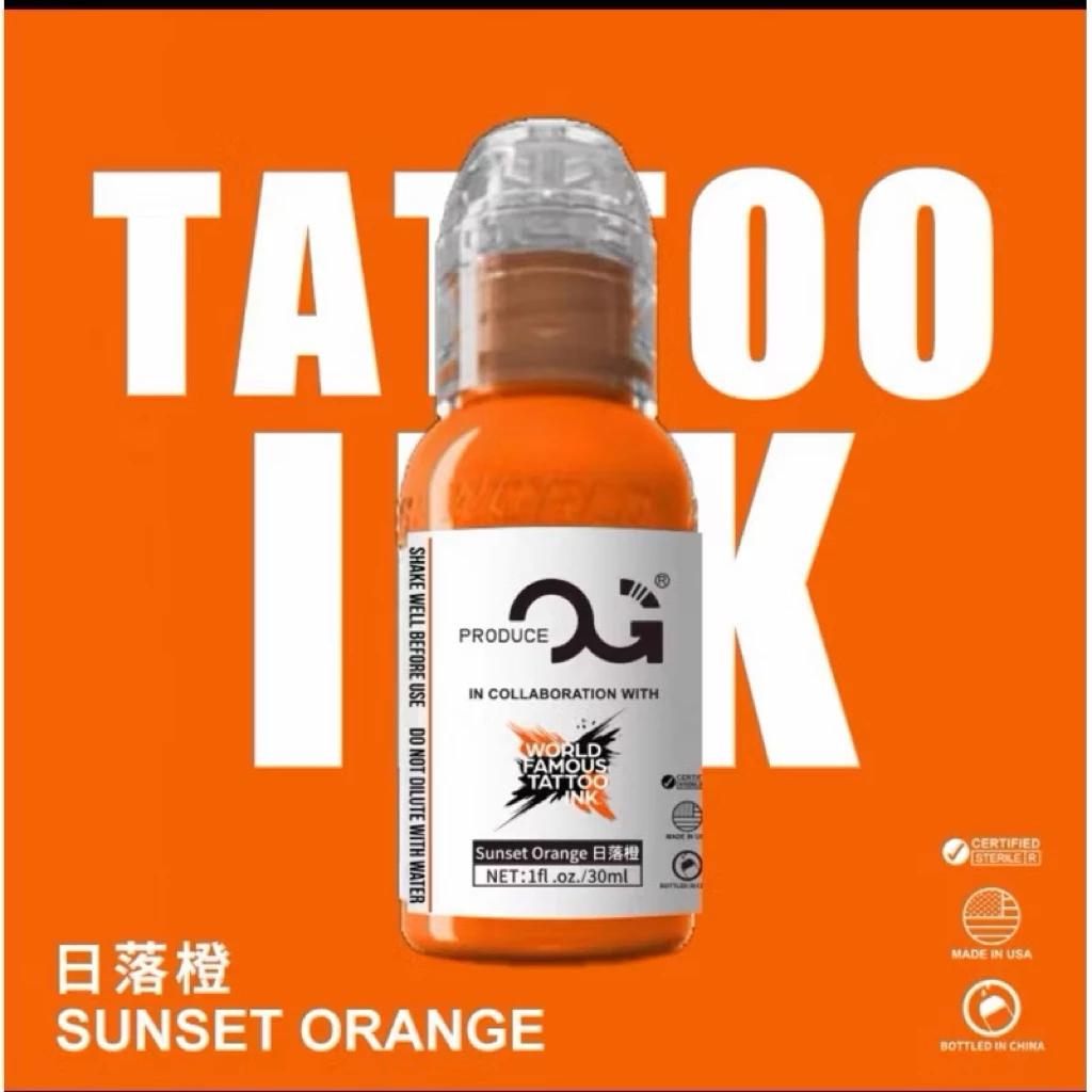 OG x World Famous Ink - Sunset Orange