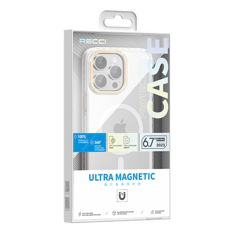 Ốp lưng Iphone 15 Recci Trắng - RPC-A162-WHITE