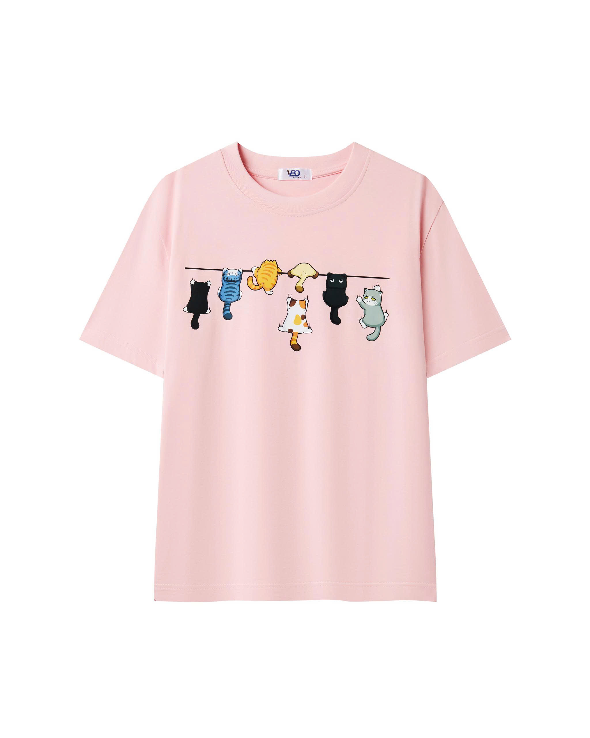 BIGSIZE NỮ - Áo thun form rộng in mèo dành cho nàng béo 55-95kg V-AK102-1_thumbnail_8