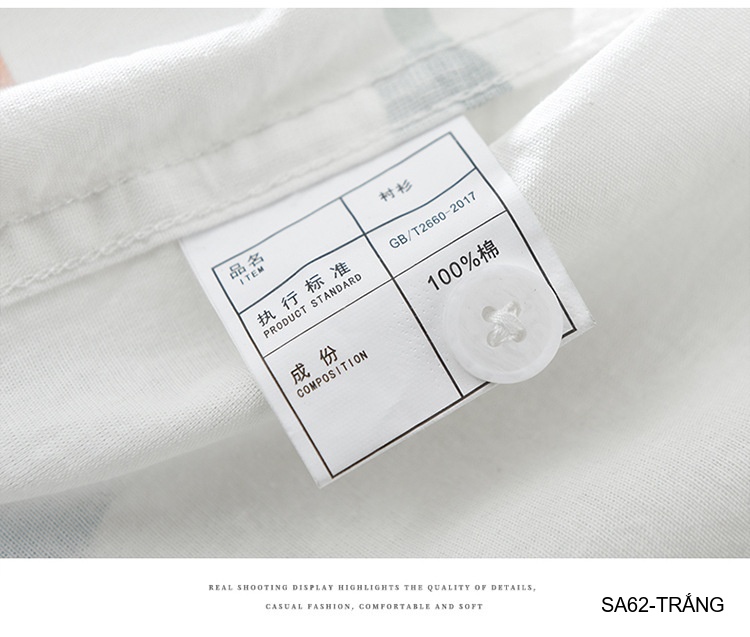 SA62 - Áo Sơ Mi Nam Tay Ngắn Phong Cách Nhật Bản In Hình Nghệ Thuật Chất Cotton Thoáng Mát_thumbnail_11