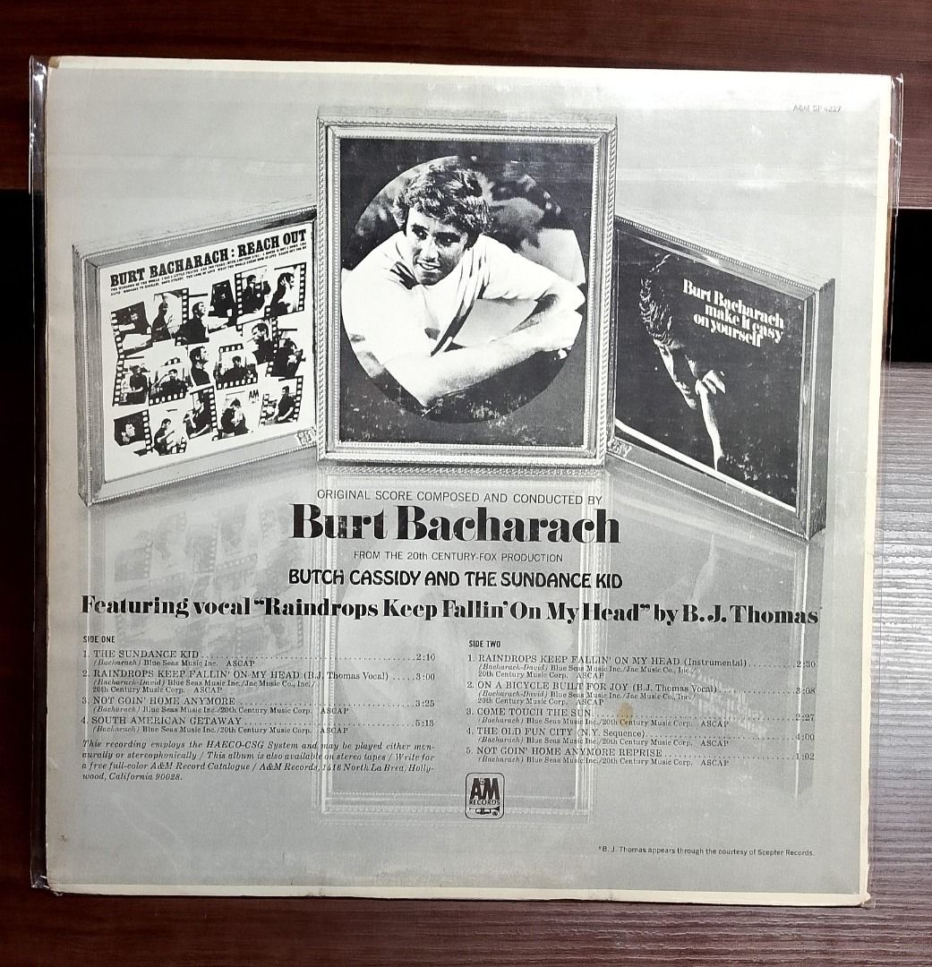BURT BACHARACH - BUTCH CASSIDY AND THE SUNDANCE KID _thumbnail_1