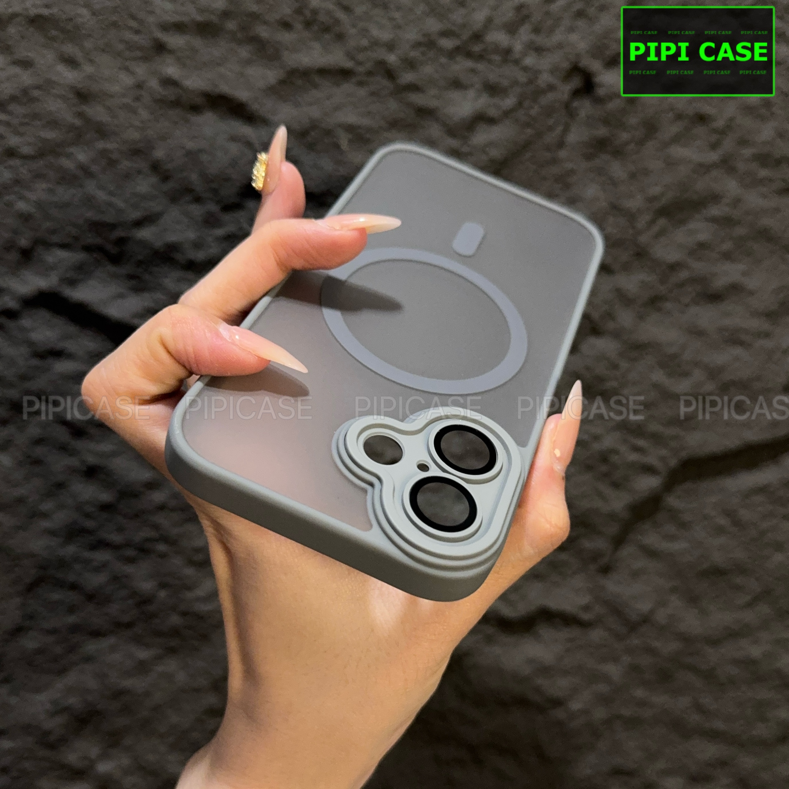 Ốp Lưng iPhone 16 - Kao - Xám_thumbnail_2
