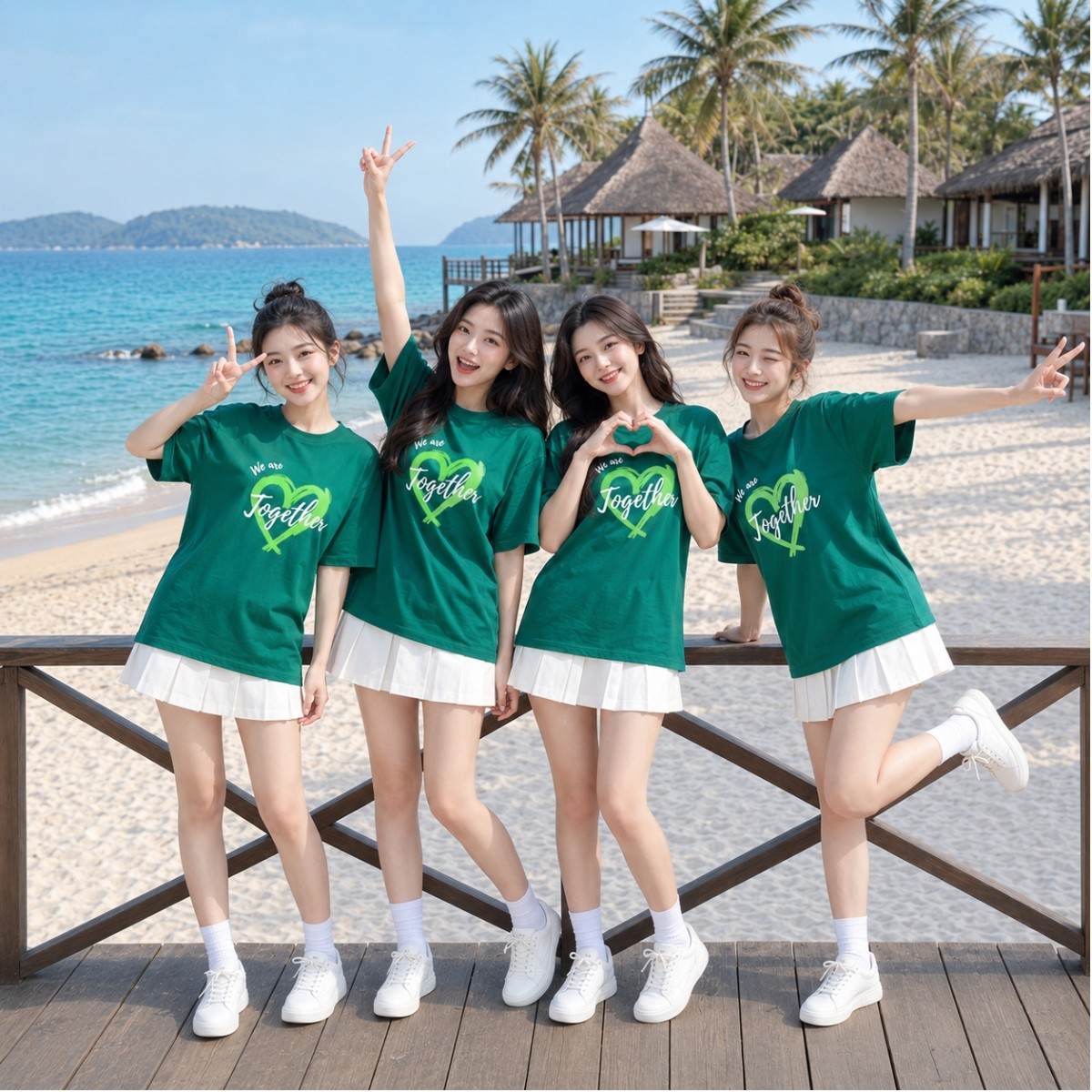[Form Rộng] Áo phông dáng rộng hình trái tim TOGETHER, - Loza RT8640_thumbnail_2