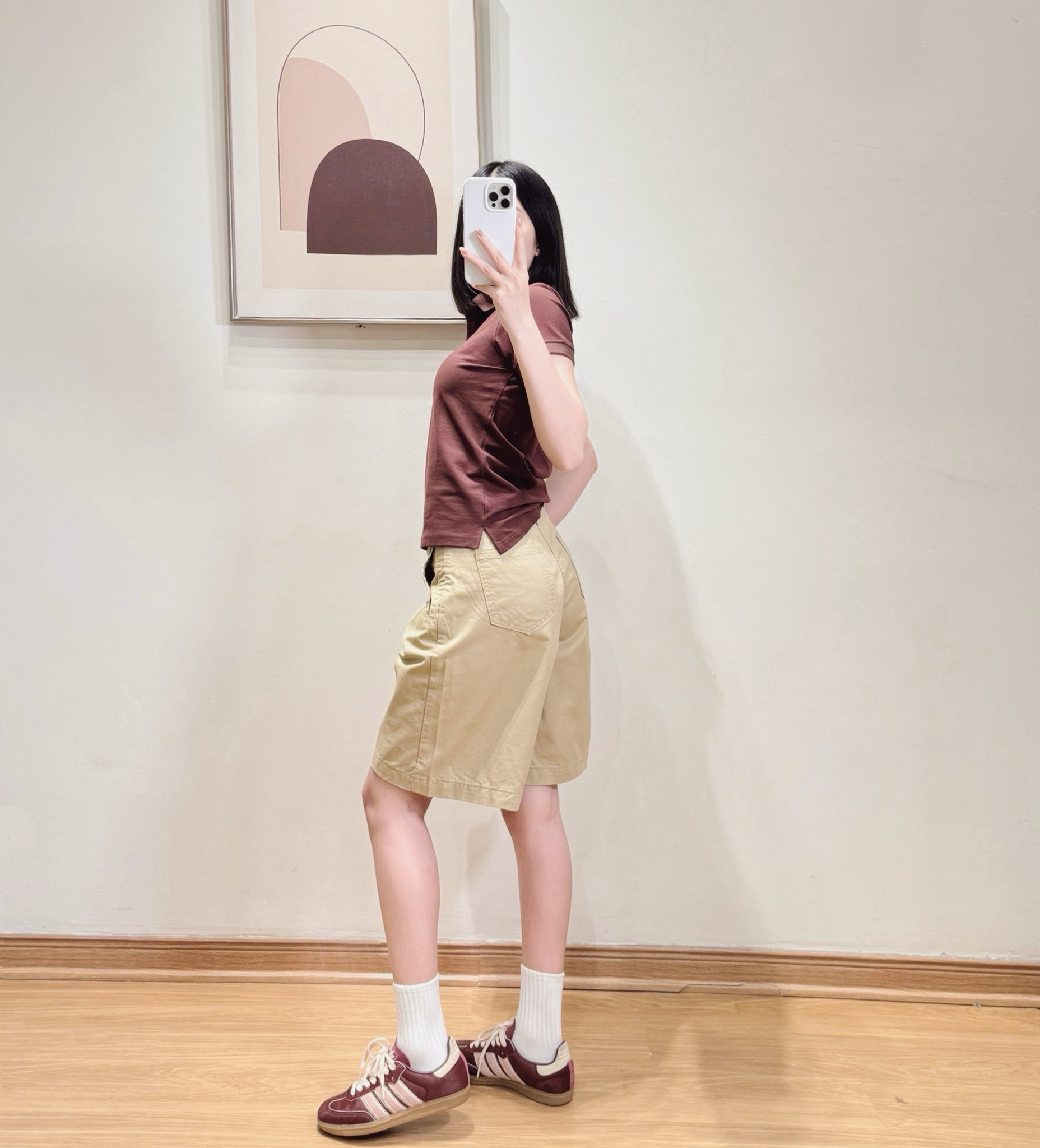 11 SHORT KAKI LỠ PINKO 2 MÀU_thumbnail_13