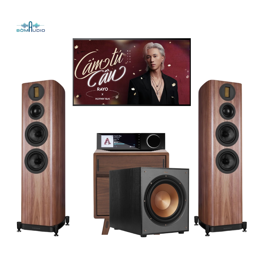 Combo Amply CAMBRIDGE AUDIO EVO 150 + Loa Cột WHARFEDALE EVO 5.4 + Loa Subwoofer KLIPSCH R-120SW  – CK8_thumbnail_1