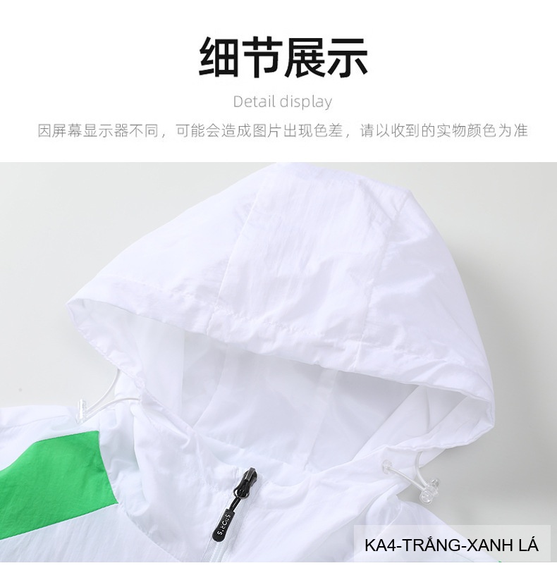 KA4 - Áo khoác nam có mũ phối màu năng động, chống nắng thoáng khí mùa xuân thu_thumbnail_16