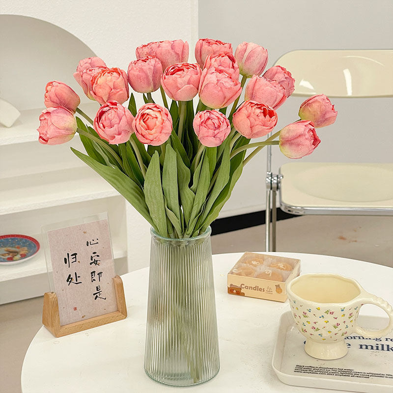 Combo 10 Bông Hoa TuLip Lụa Cánh Kép Cao Cấp_thumbnail_14