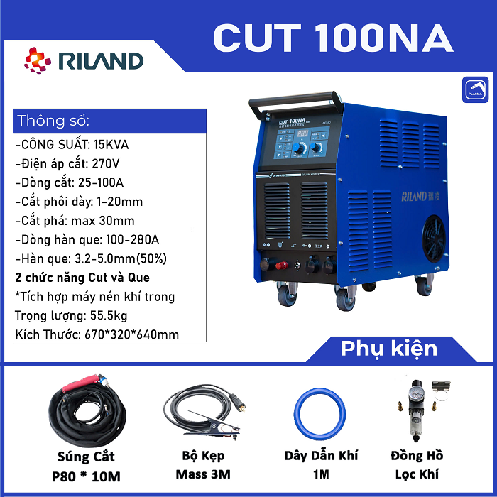 Máy cắt Plasma CUT 100NA- RILAND