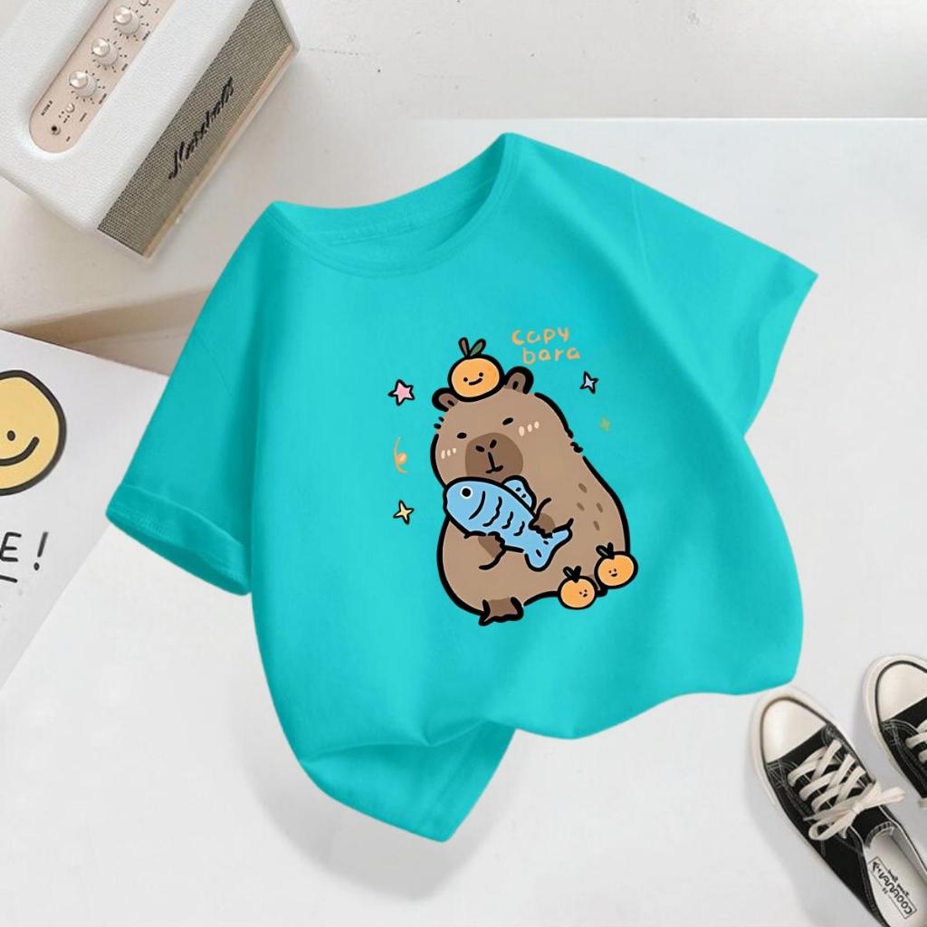 [XẢ KHO SIZE 150] Áo phông cho bé trai bé gái nhiều mẫu chất liệu thun cotton mềm mát size từ 30-35kg - Loza Kids XA007_thumbnail_11
