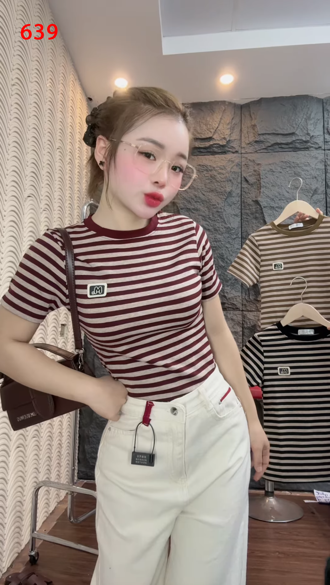 Áo thun kẻ 539