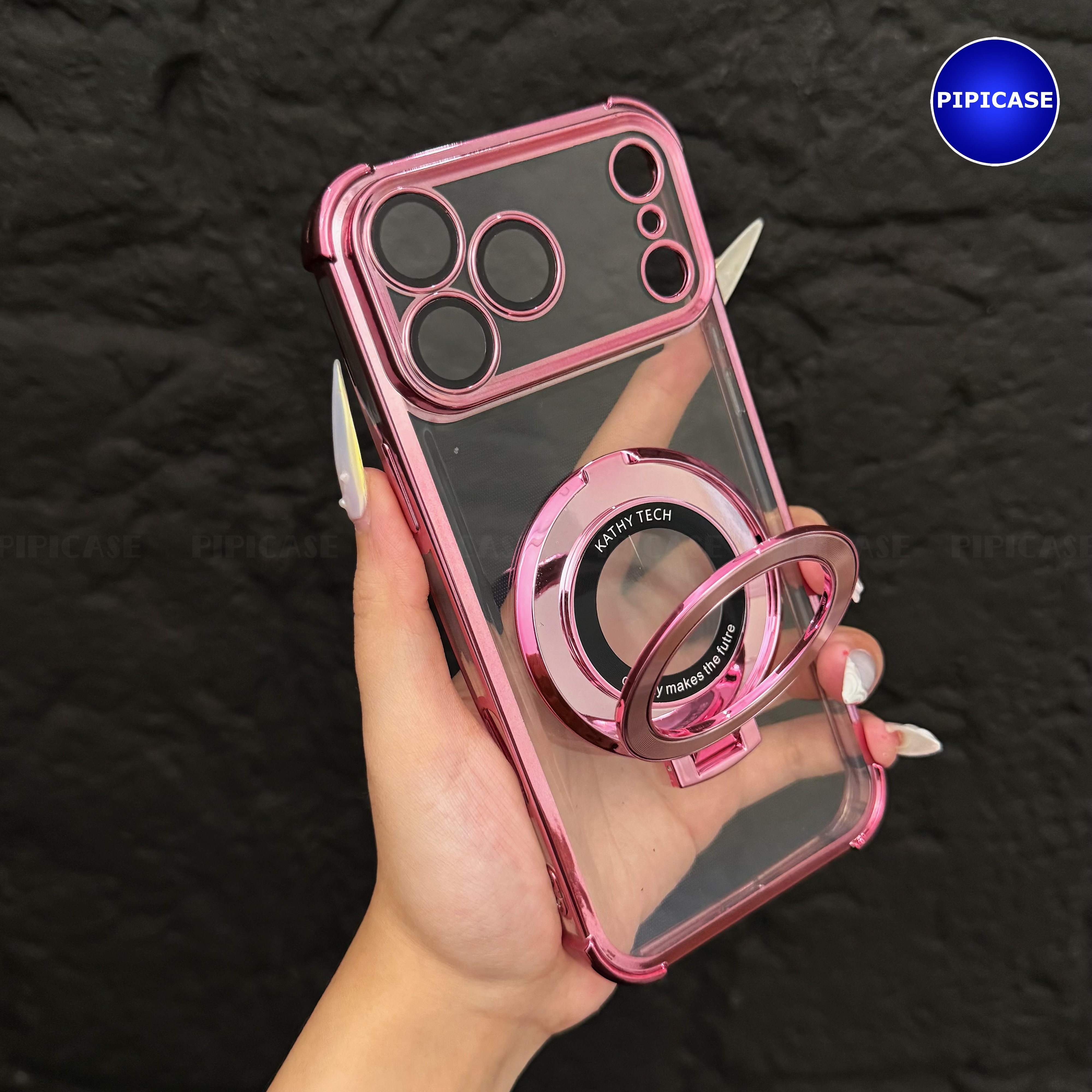 Ốp Lưng iPhone 17 Pro - Ven - Hồng_thumbnail_7