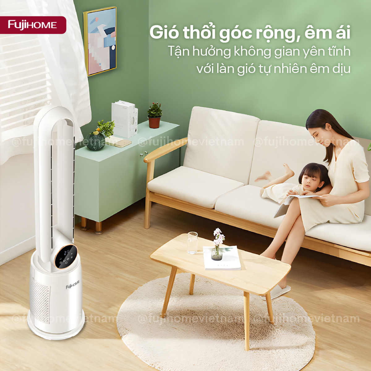 Quạt không cánh tích hợp lọc không khí bằng ion Fujihome BF-03R_thumbnail_4