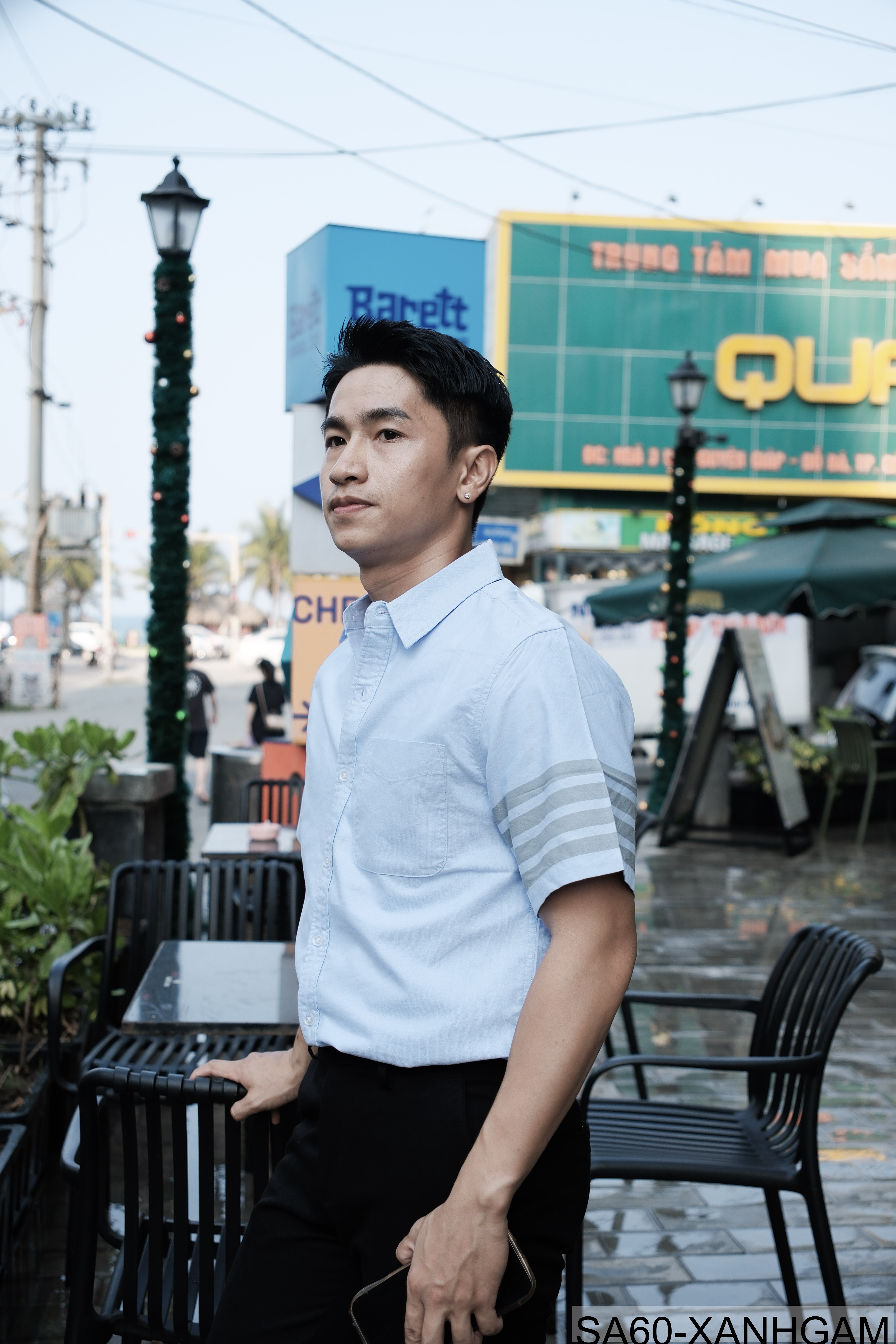 SA60 - Áo Sơ Mi Nam Tay Ngắn Phong Cách Nhật Bản Chất Cotton Thoáng Mát Đa Dụng_thumbnail_37