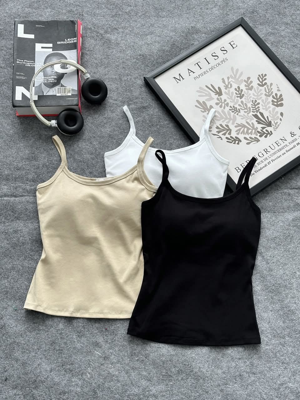 Áo Thun Nữ Slimfit 2 dây mút ngực NT.2300672 (C) (1451)