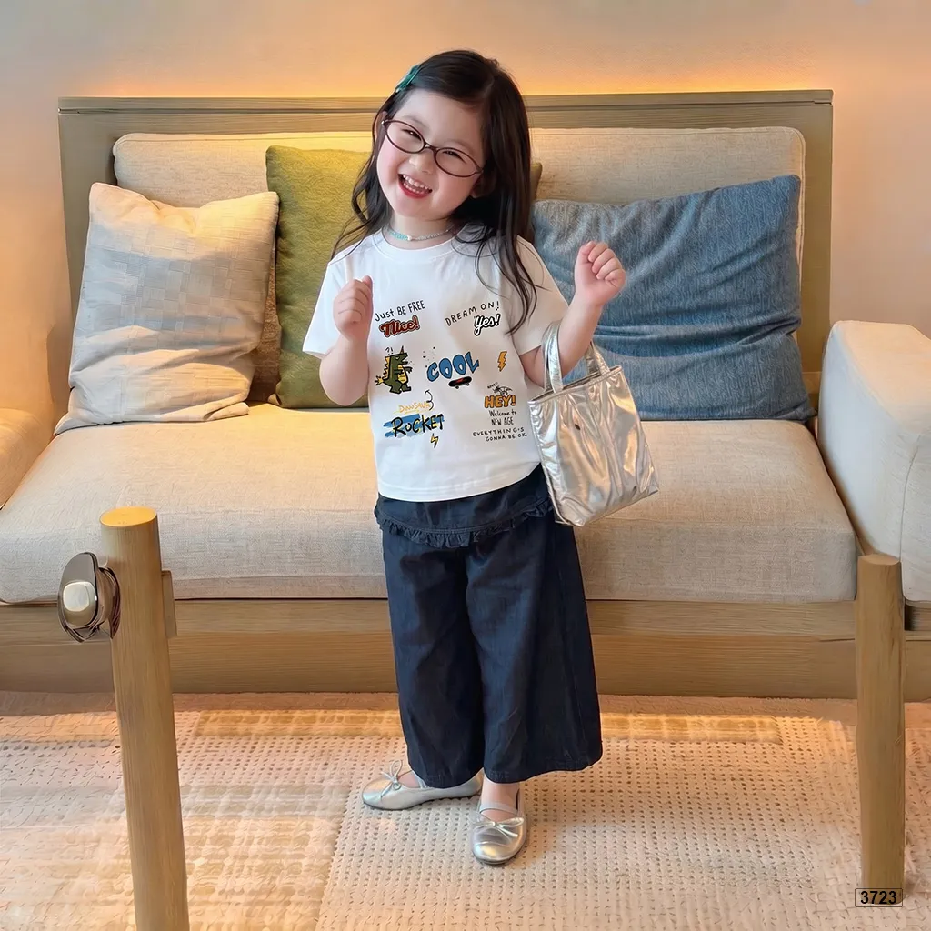 Áo thun bé trai bé gái hoạt hình mùa hè Kado 3723_thumbnail_4