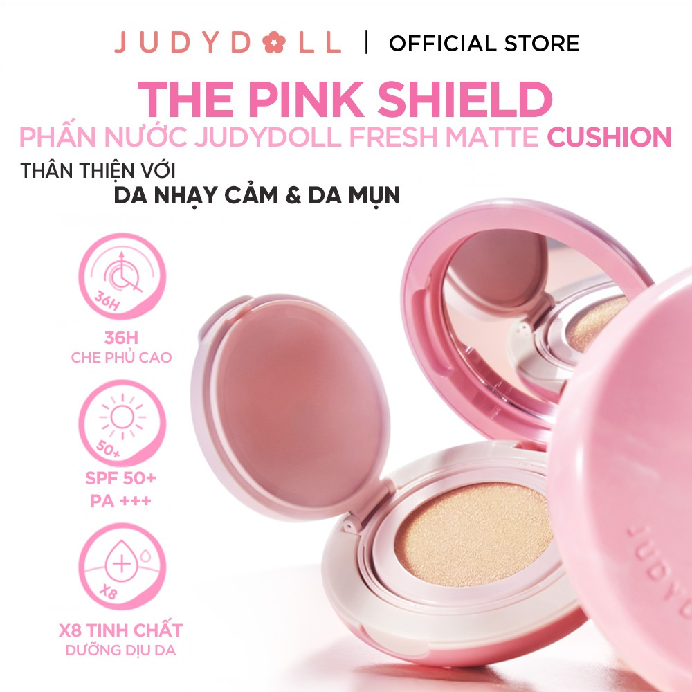 [JUDYDOLL] Cushion chống nắng Judydoll Fresh Matte SPF50+ PA+++ 12.5g_thumbnail_2