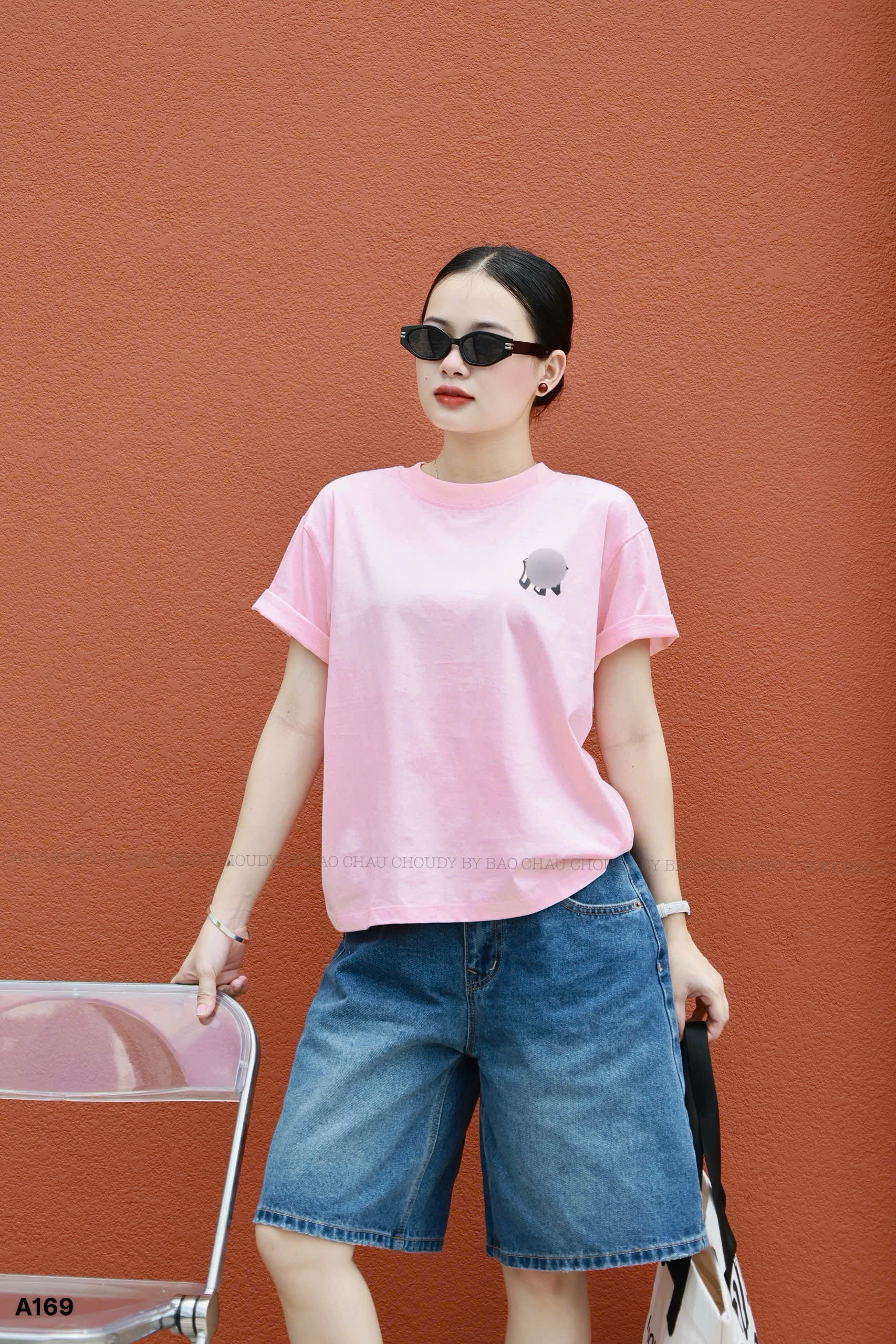 A169 ÁO THUN HỒNG