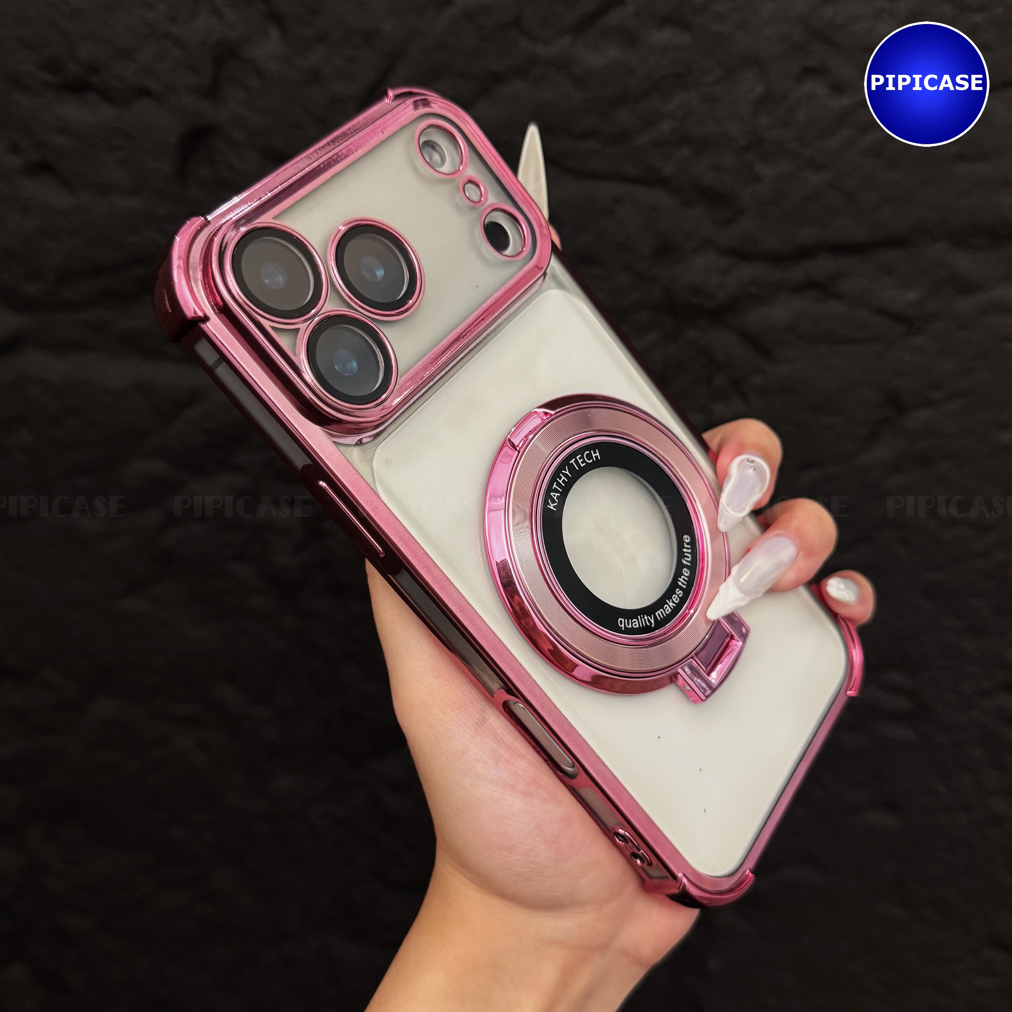 Ốp Lưng iPhone 17 Pro - Ven - Hồng_thumbnail_12