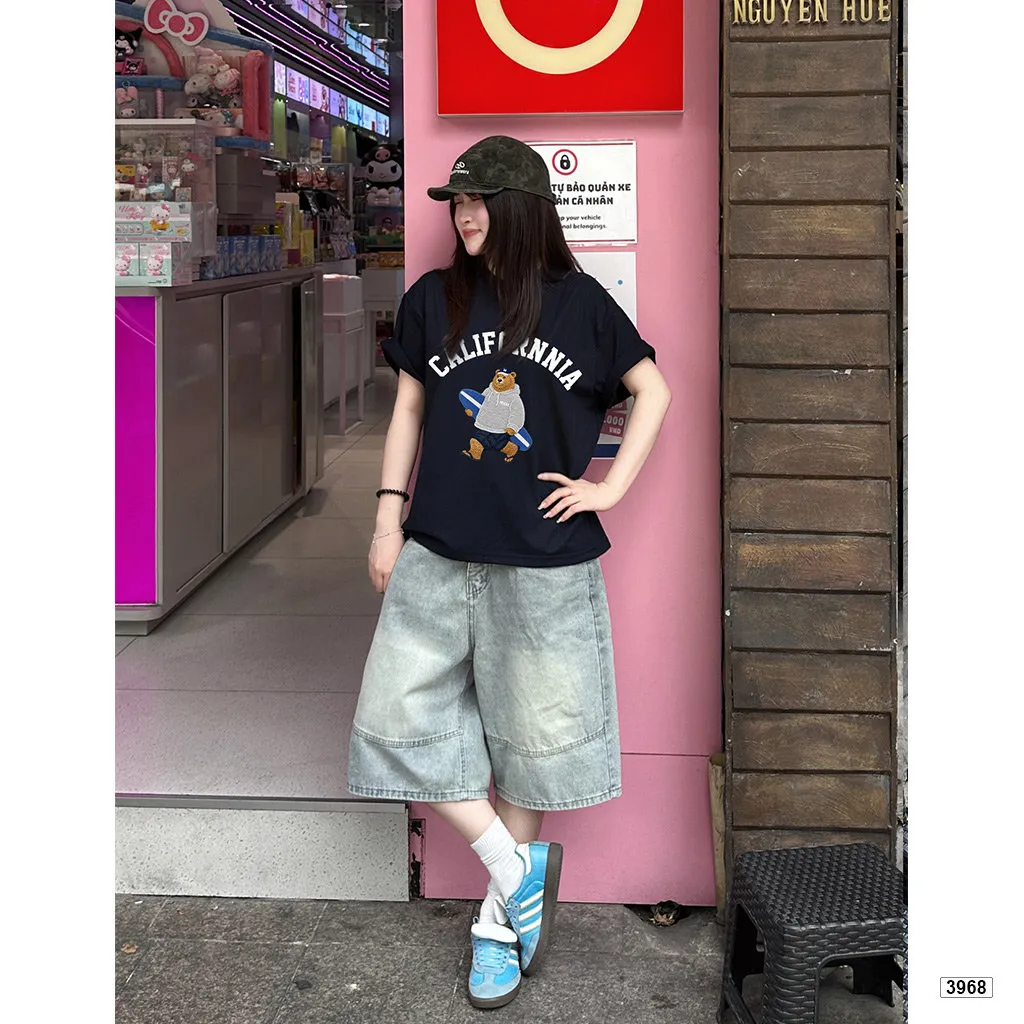 Áo thun unisex form boxy basic dễ phối Miucho 3968_thumbnail_5