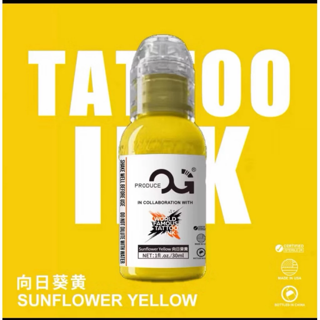 OG x World Famous Ink - Sunflower Yellow
