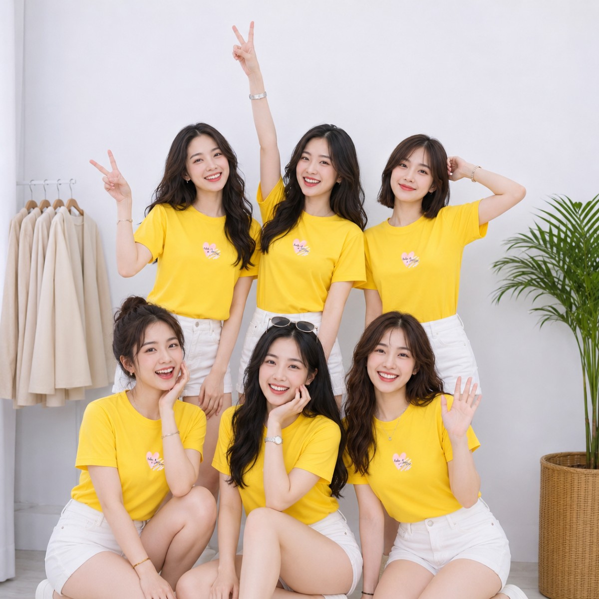 [Form vừa] Áo phông nữ dáng vừa hình trái tim - Loza VT8468_thumbnail_5