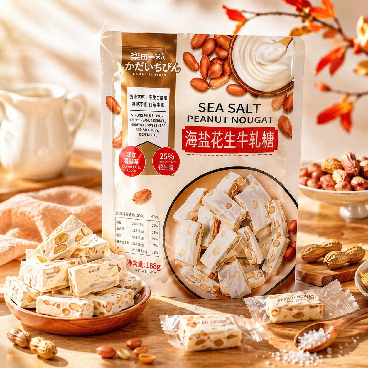 KẸO SỮA NOUGAT MUỐI BIỂN