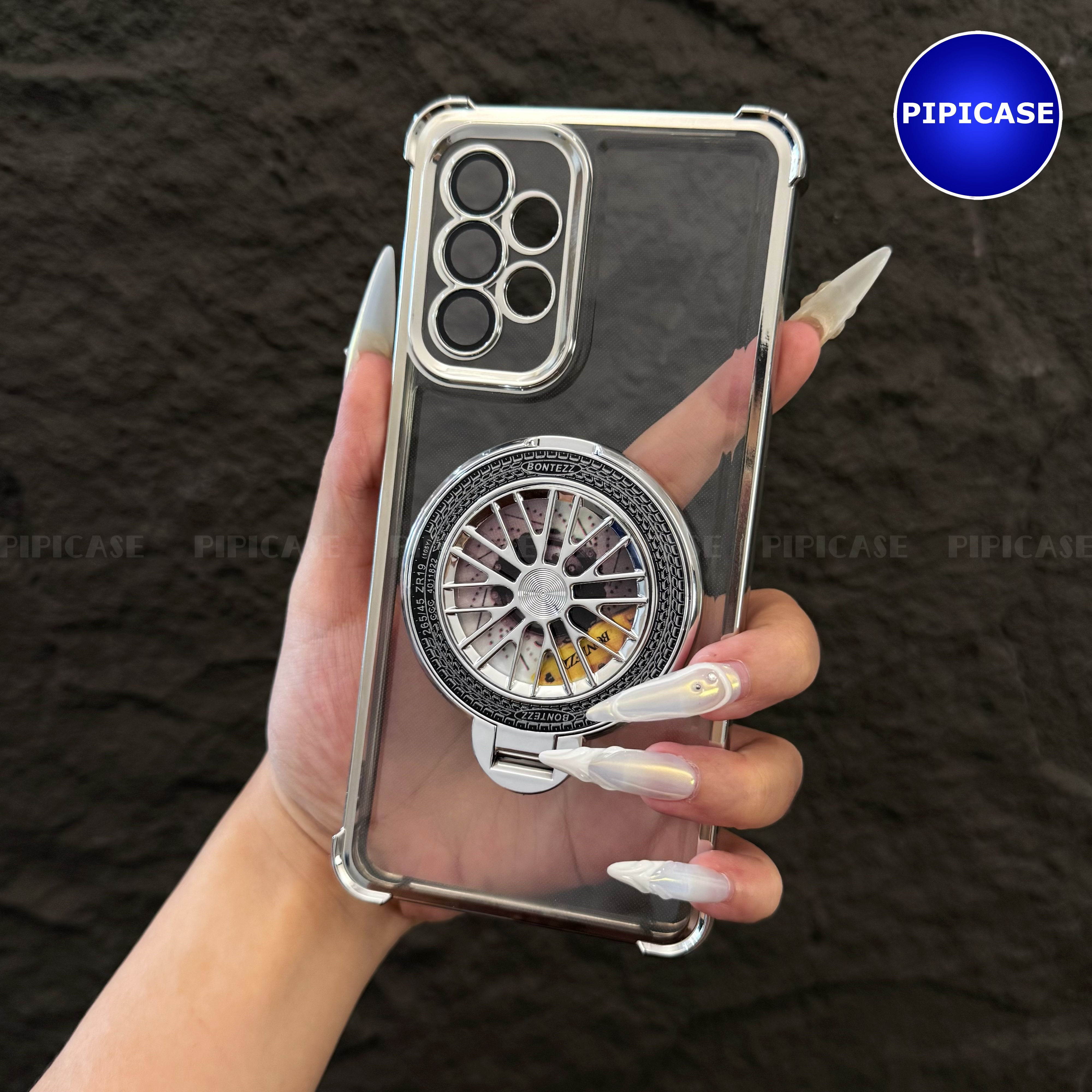 Ốp Lưng Samsung A73 - AB - Bạc