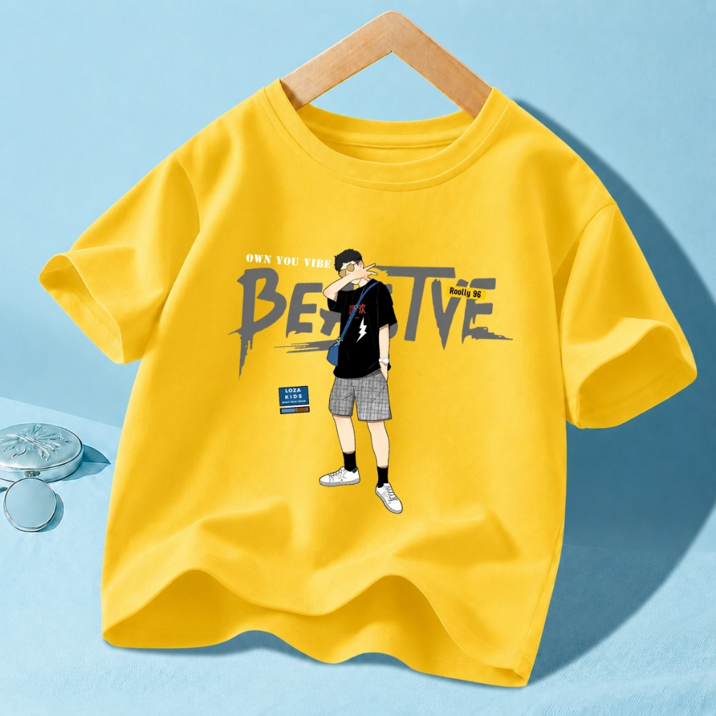 Áo phông bé trai hình cậu bé LOZA KIDS - Mã AT3624_thumbnail_3