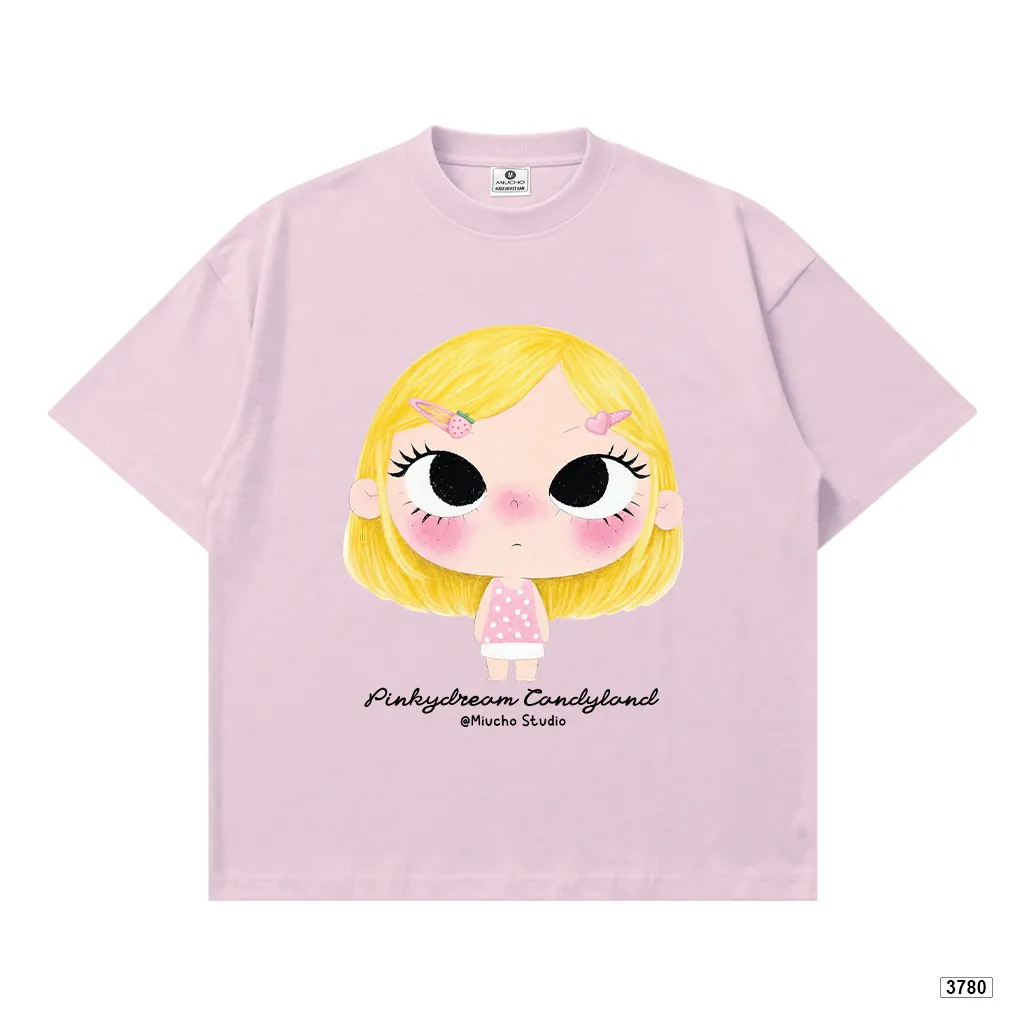 Áo thun nữ form boxy Kawaii Girl bé gái dễ thương style Hàn Quốc Miucho 3780_thumbnail_18