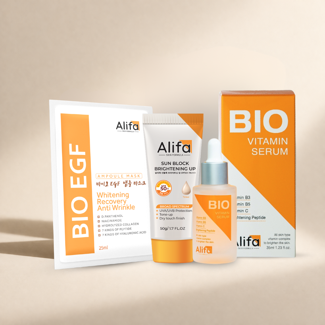 C5_Combo Phục hồi, dưỡng da: Kem dưỡng Alifa + Serum BIO