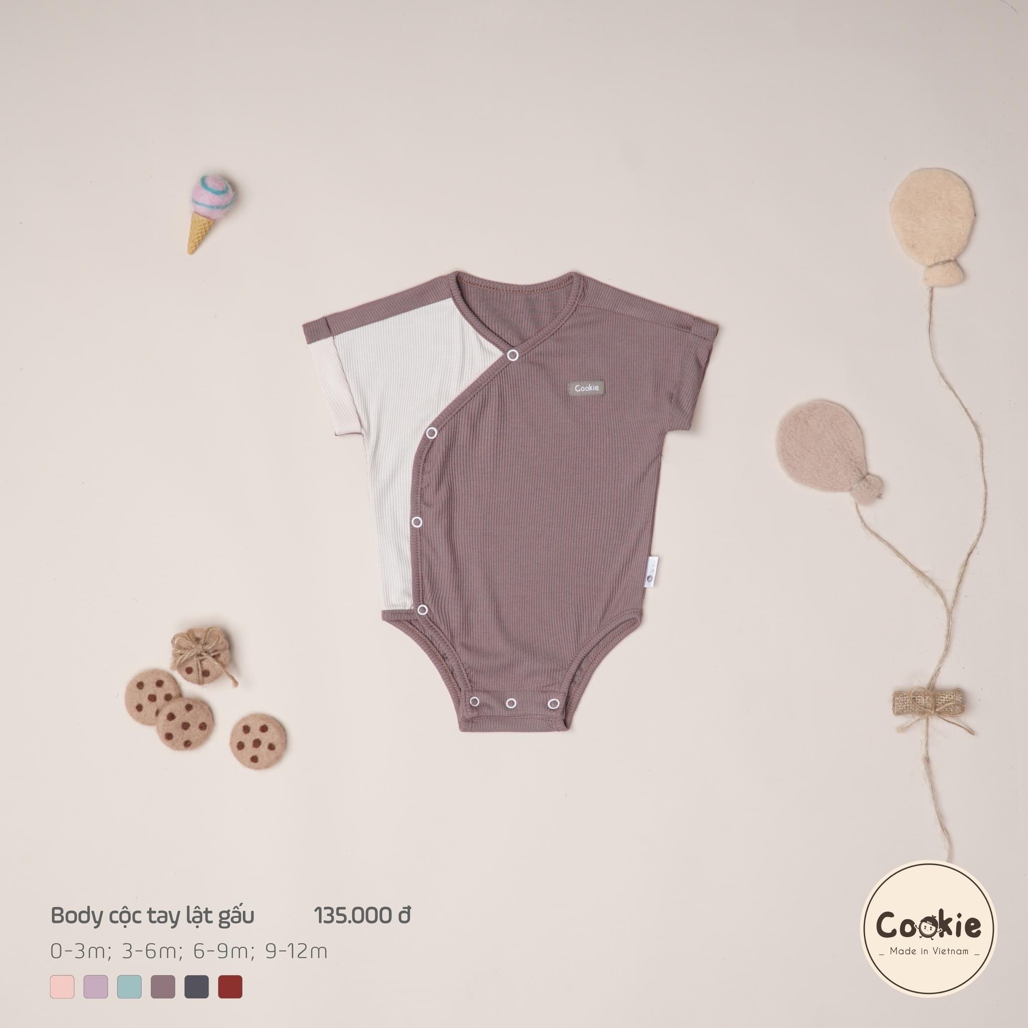 Body suit cộc tay lật gấu COOKIE_thumbnail_1