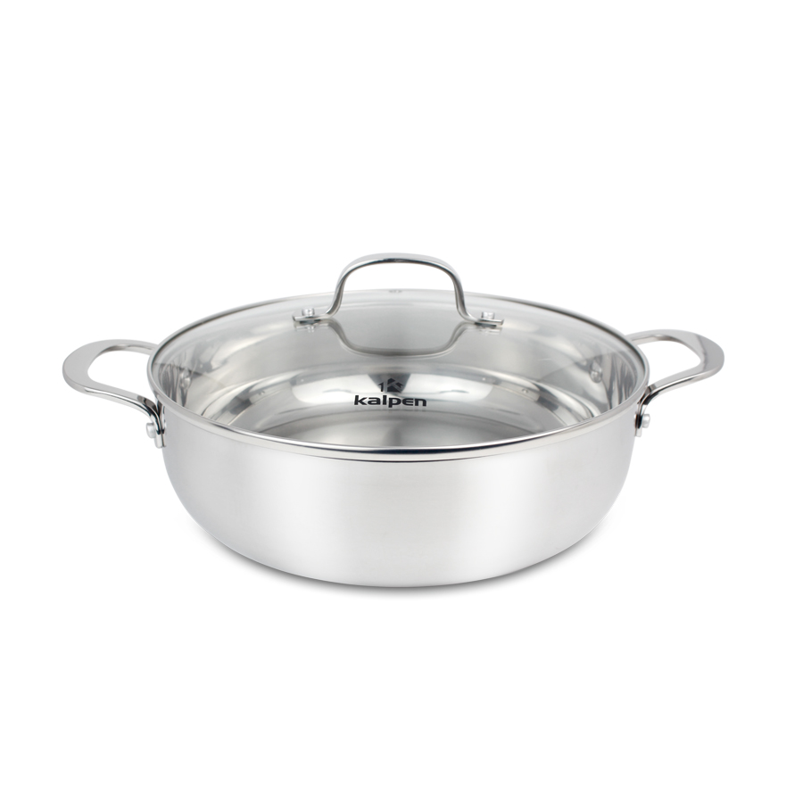 Chảo lẩu Inox có vung kính_thumbnail_1
